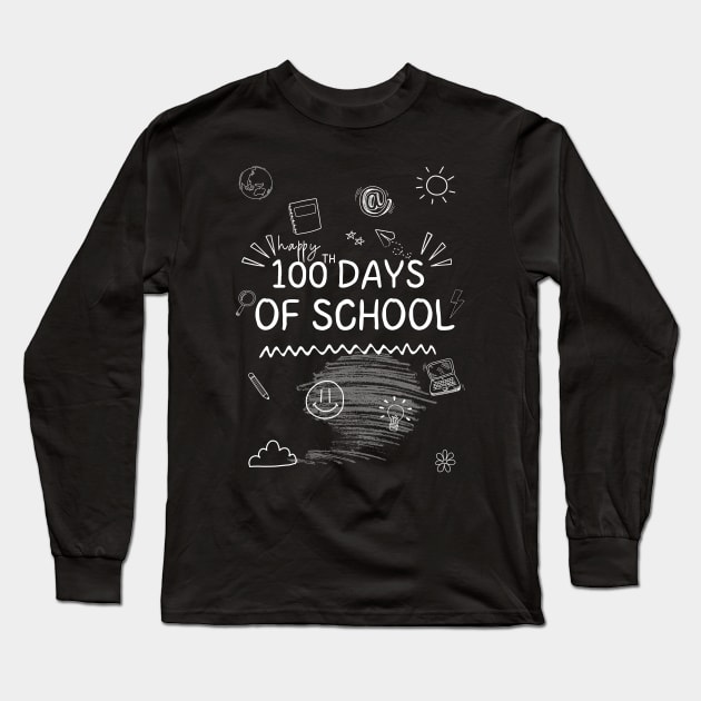 100 days of school Long Sleeve T-Shirt by M.Y